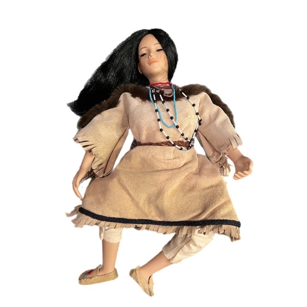 1994 Hamilton Collection Porcelain Sacagawea Doll